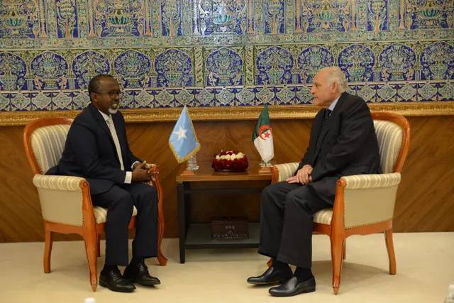 Mr. Attaf receives the Special Envoy of the President of Somalia